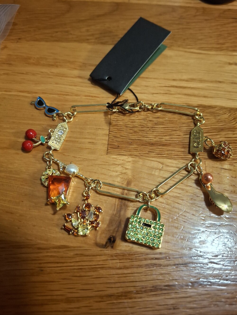 Kate Spade New York Sweet Treasures Charm Bracelet NWT